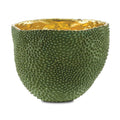 Currey And Company 1200-0289 Green,Gold Jackfruit Large Vase Image 1