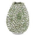 Currey And Company 1200-0301 White,Green Milione Small Vase Image 1