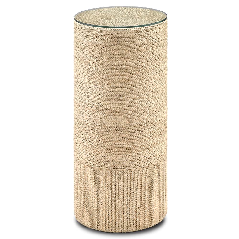 Currey And Company 3000-0172 Natural Macati Accent Table/pedestal Image 1