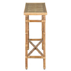 Currey And Company 3000-0174 Natural Rattan,Clear Silang Console Table Image 3