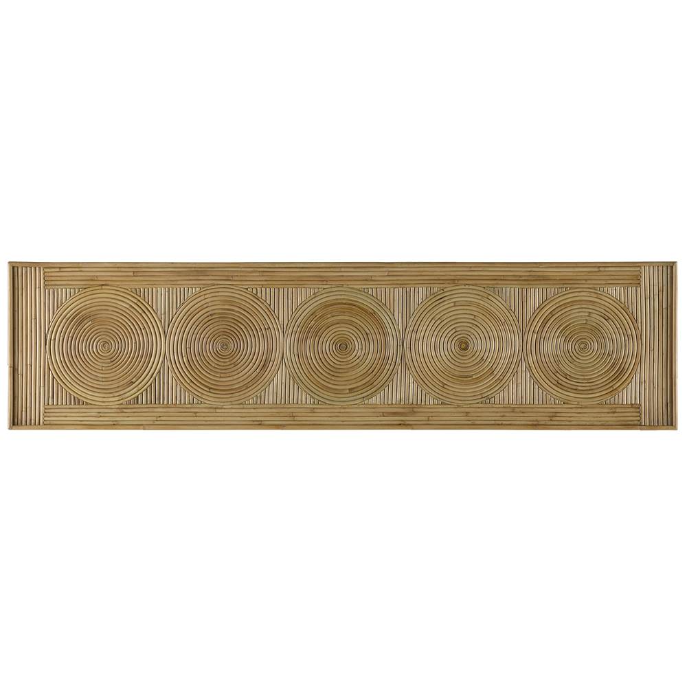 Currey And Company 3000-0174 Natural Rattan,Clear Silang Console Table Image 2