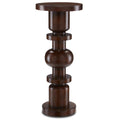 Currey And Company 3000-0187 Dark Walnut Sasha Walnut Drinks Table Image 1