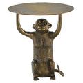 Currey And Company 4000-0118 Antique Gold Abu Accent Table Image 1