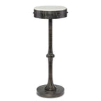 Currey And Company 4000-0121 Antique Black,White Helios Drinks Table Image 1