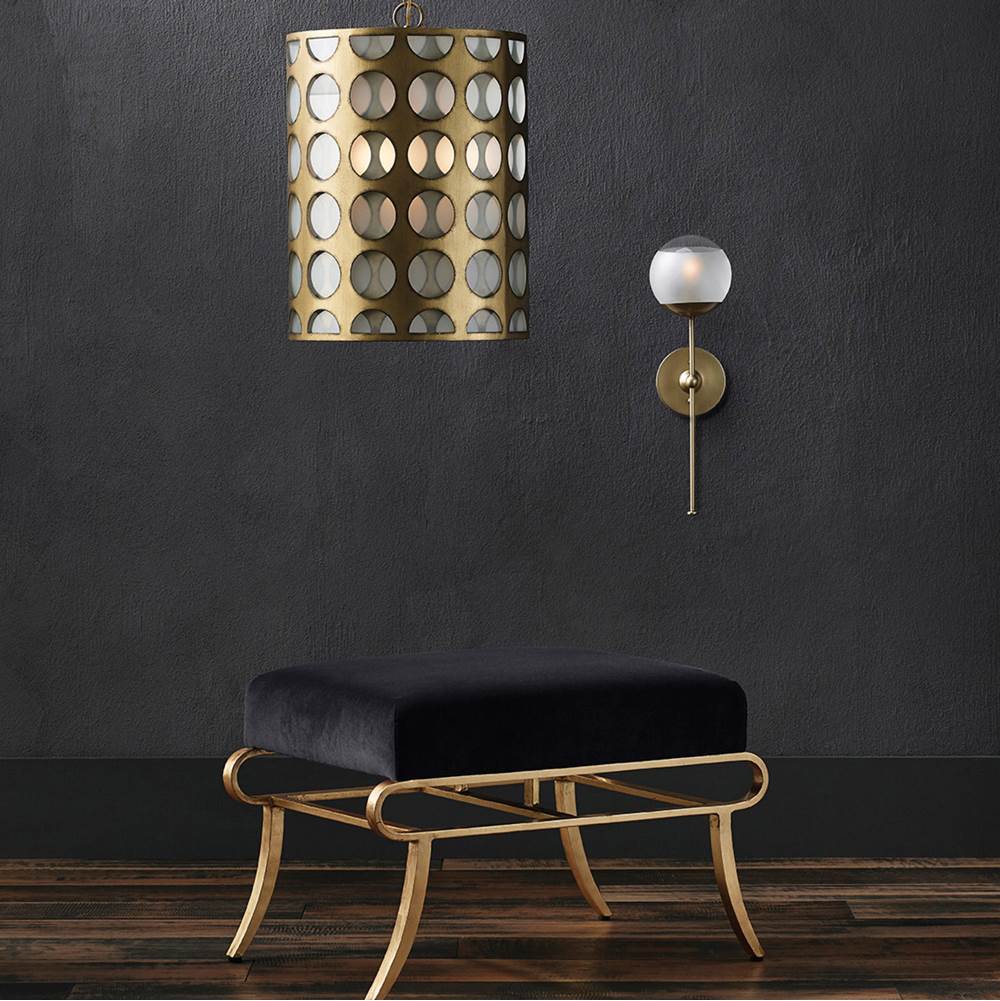 Currey And Company 5000-0154 Brushed Brass Montview Wall Sconce Image 3