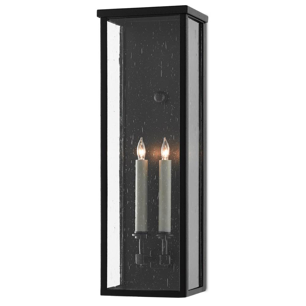 Currey And Company 5500-0038 Midnight Tanzy Medium Outdoor Wall Sconce Image 1