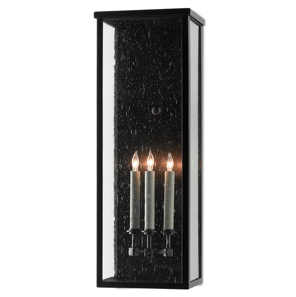 Currey And Company 5500-0039 Midnight Tanzy Large Outdoor Wall Sconce Image 1