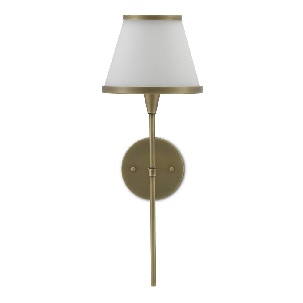 Currey And Company  Brimsley Brass Wall Sconce