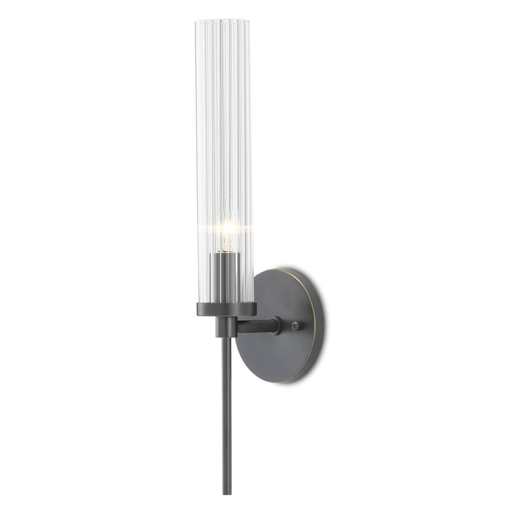 Currey And Company 5800-0006 Oil Rubbed Bronze,Clear Bellings Bronze Wall Sconce Image 2
