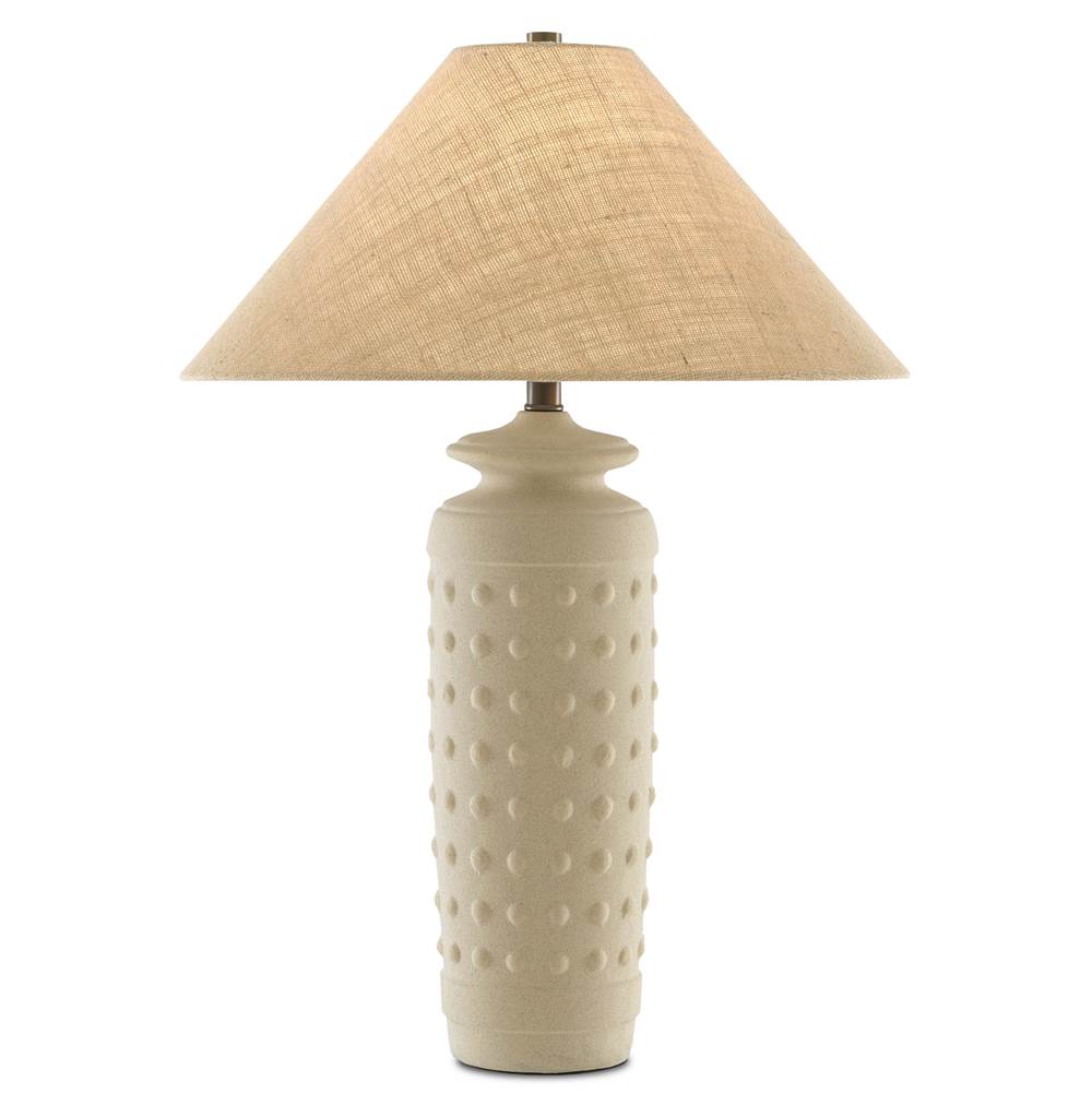 Currey And Company 6000-0612 Sand,Brass Sonoran Table Lamp Image 1