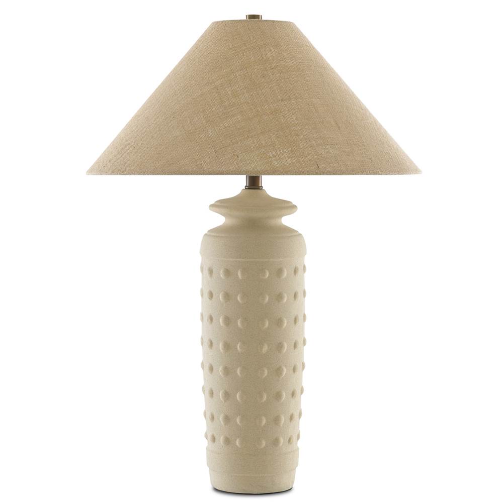 Currey And Company 6000-0612 Sand,Brass Sonoran Table Lamp Image 3