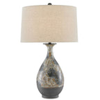 Currey And Company 6000-0658 Cream,Blue,Brown Frangipani Table Lamp Image 1