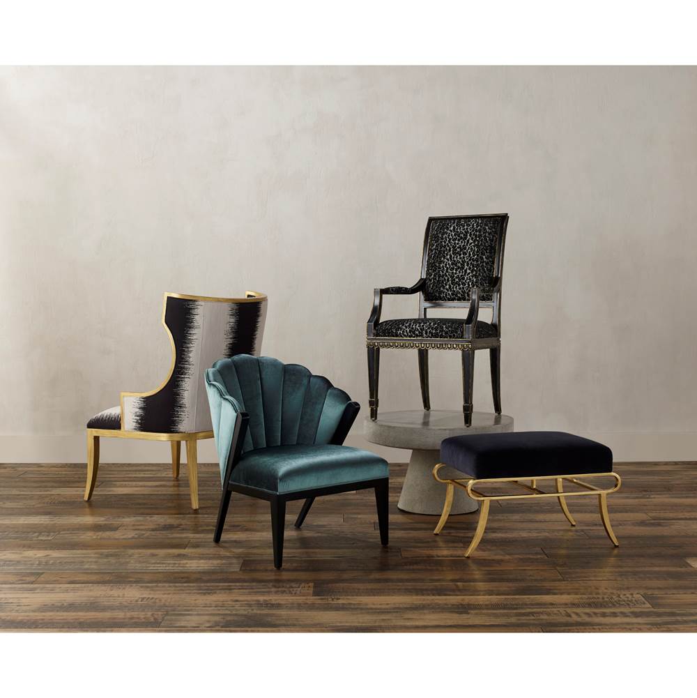 Currey And Company 7000-0842 Antique Gold Garson Kona Chair Image 2