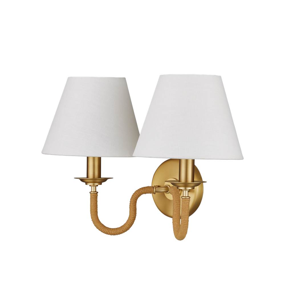 Currey And Company 5000-0274 Brass Adala Brass Wall Sconce Image 2