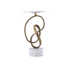 Currey And Company 4000-0196 Antique Brass,Natural Ruban Accent Table Image 3