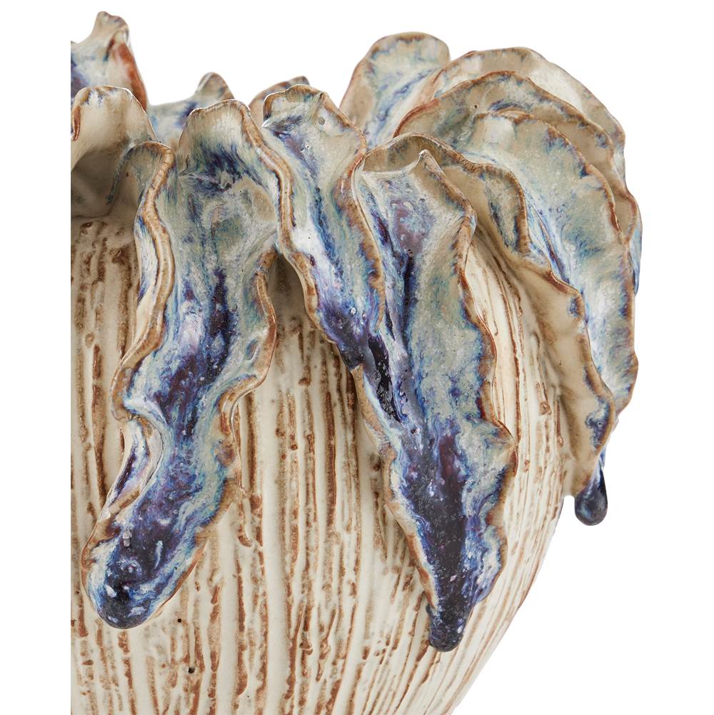 Currey And Company  Tropical Crown Small Vase