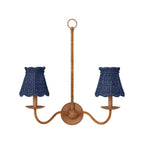 Currey And Company 0900-0037 Indigo Annabelle Indigo Tapered Chandelier Shade Image 5