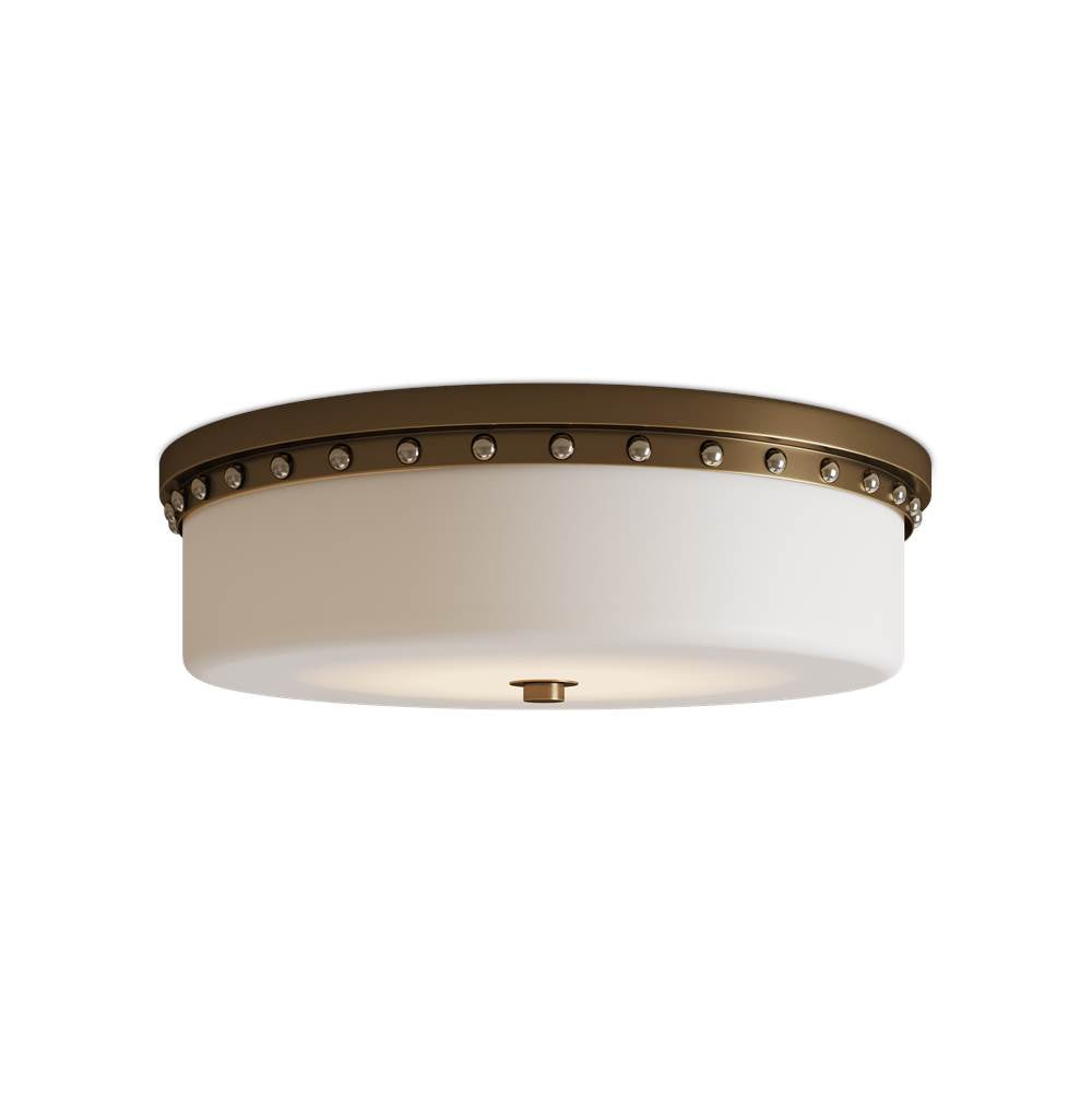 Currey And Company 9999-0079 Brass Barnabe Brass Flush Mount Image 1