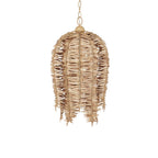 Currey And Company 9000-1251 Natural,Coco Cream Tiptur Pendant Image 3