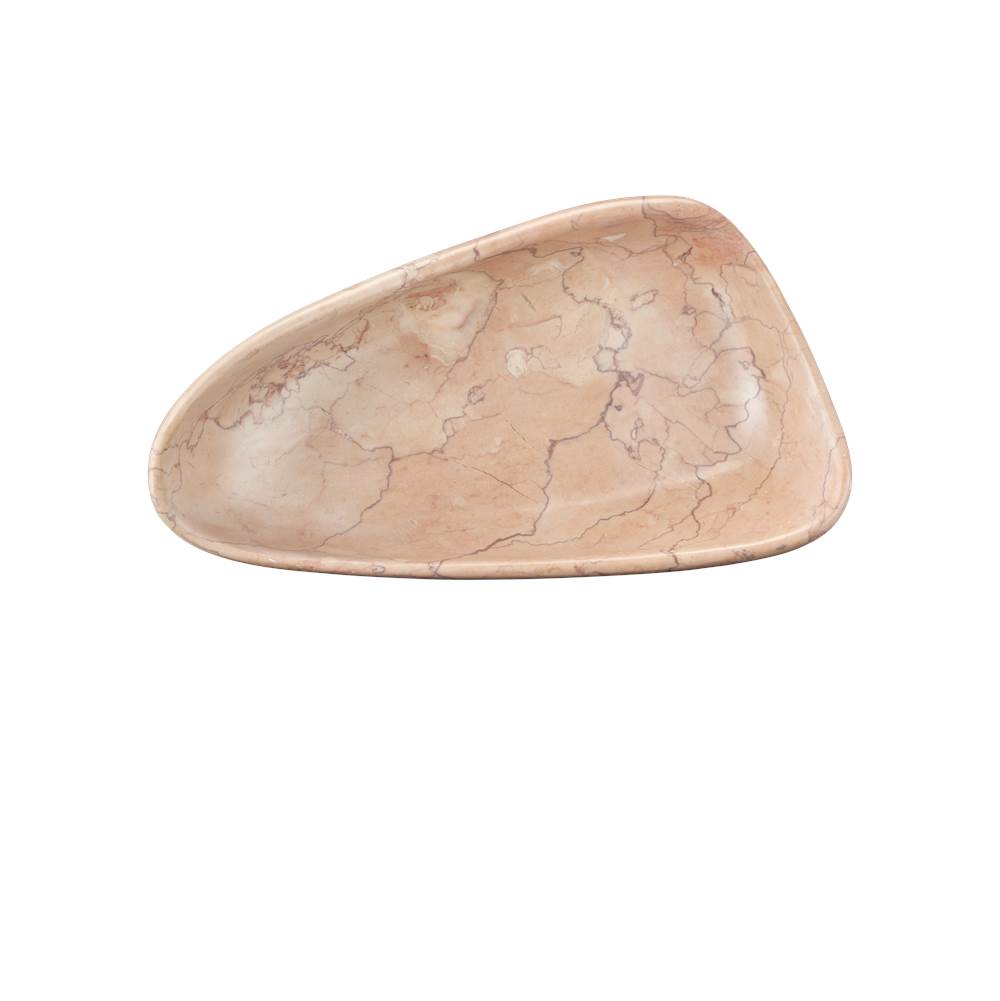 Currey And Company 1200-1038  Deaton Rosa Marble Bowl Image 4