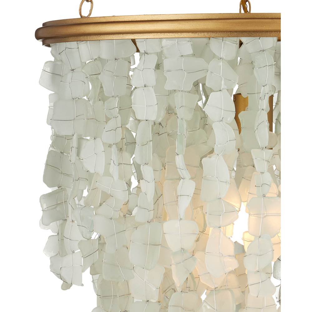 Currey And Company 9000-1317  Verre De Mer Small Chandelier Image 4