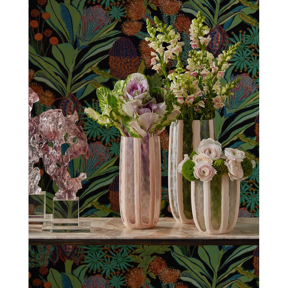 Currey And Company 1200-1031  Merletto Glass Vase Set Of 3 Image 3
