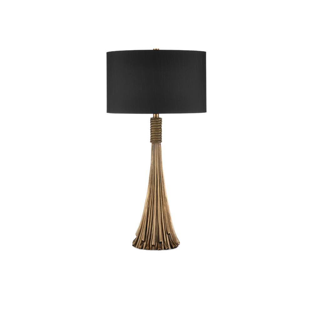 Currey And Company 6000-0983 Antique Brass Baroque Table Lamp Image 4