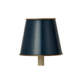 Currey And Company 0900-0030 Blue Tole Blue Tapered Chandelier Shade Image 1