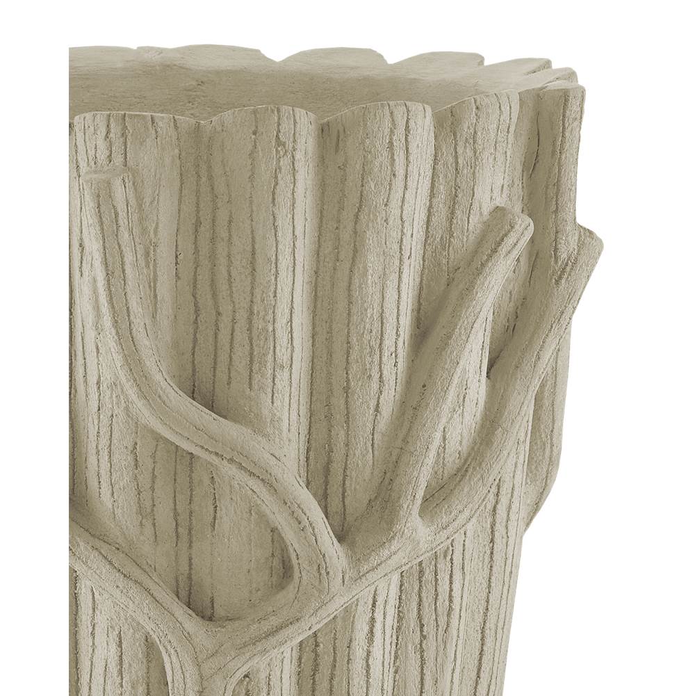 Currey And Company  Large Faux Bois Planter