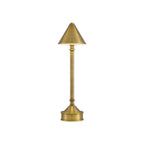 Currey And Company 6700-0007 Brass Traipse Brass Cordless Table Lamp Image 1
