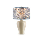 Currey And Company 0900-6011 Blue Woodland Blue Drum Lamp Shade Image 2