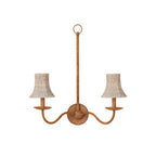 Currey And Company 0900-0040 Whitewash Bell Whitewashed Chandelier Shade Image 6