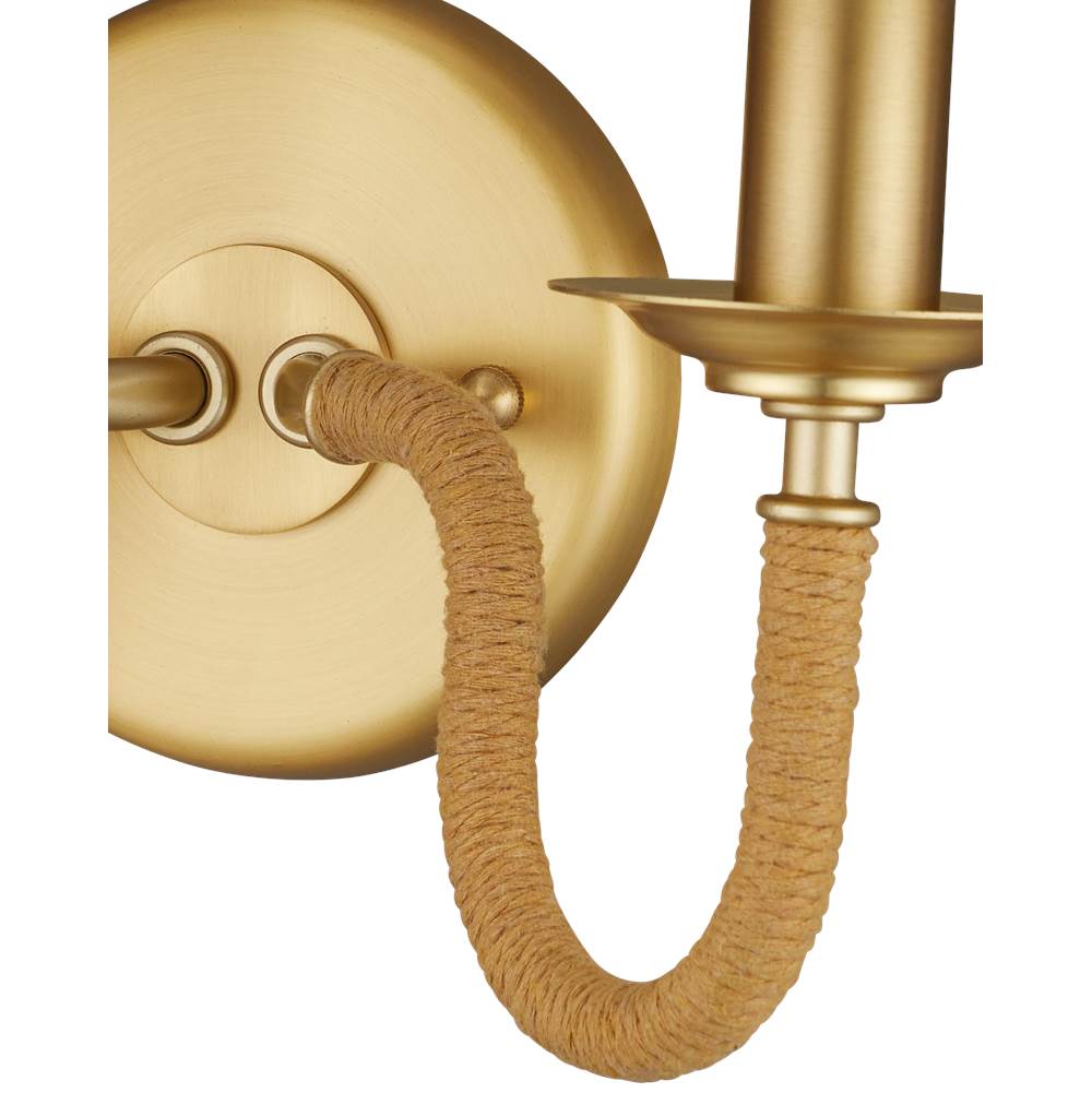 Currey And Company Adala Brass Wall Sconce