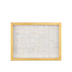 Currey And Company 1200-1021  Casey Mother Of Pearl Tray Set Of 2 Image 3