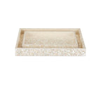 Currey And Company 1200-1020  Gerri Dot Mother Of Pearl Tray Set Of 2 Image 5