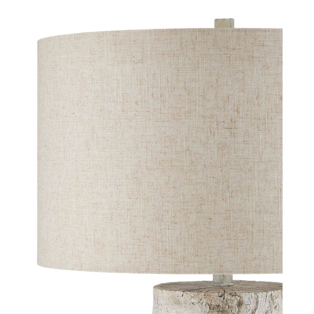 Currey And Company 6000-0979 Birch White,Gray Faux Birch Table Lamp Image 6