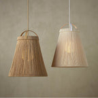 Currey And Company 9000-1154 Natural,Beige,Frosted White Parnell Natural Pendant Image 2