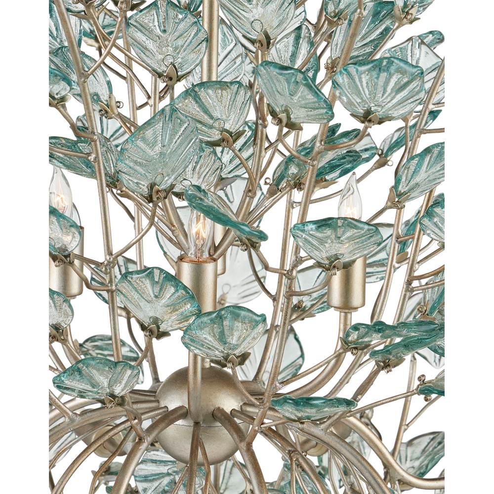 Currey And Company 9000-1294 Silver Baobab Large Silver Chandelier Image 5