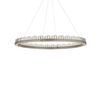 Currey And Company 9000-1221 Contemporary Silver Leaf, Contemporary Silver,Clear Pleiades Large Chandelier Image 4