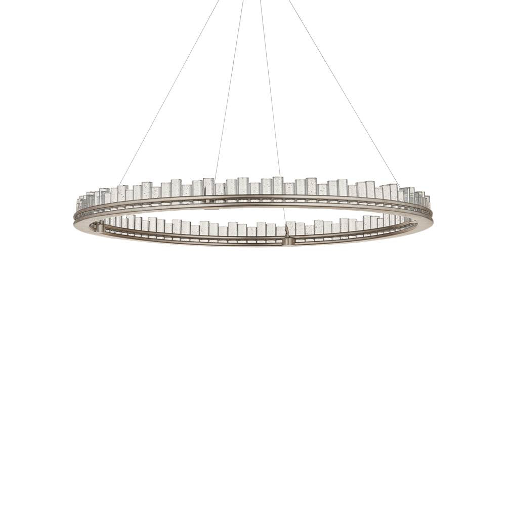 Currey And Company 9000-1221 Contemporary Silver Leaf, Contemporary Silver,Clear Pleiades Large Chandelier Image 4