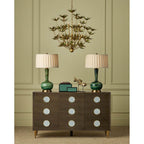 Currey And Company 6000-0925 Green,Antique Brass Lamartine Table Lamp Image 3