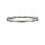 Currey And Company 9000-1221 Contemporary Silver Leaf, Contemporary Silver,Clear Pleiades Large Chandelier Image 3