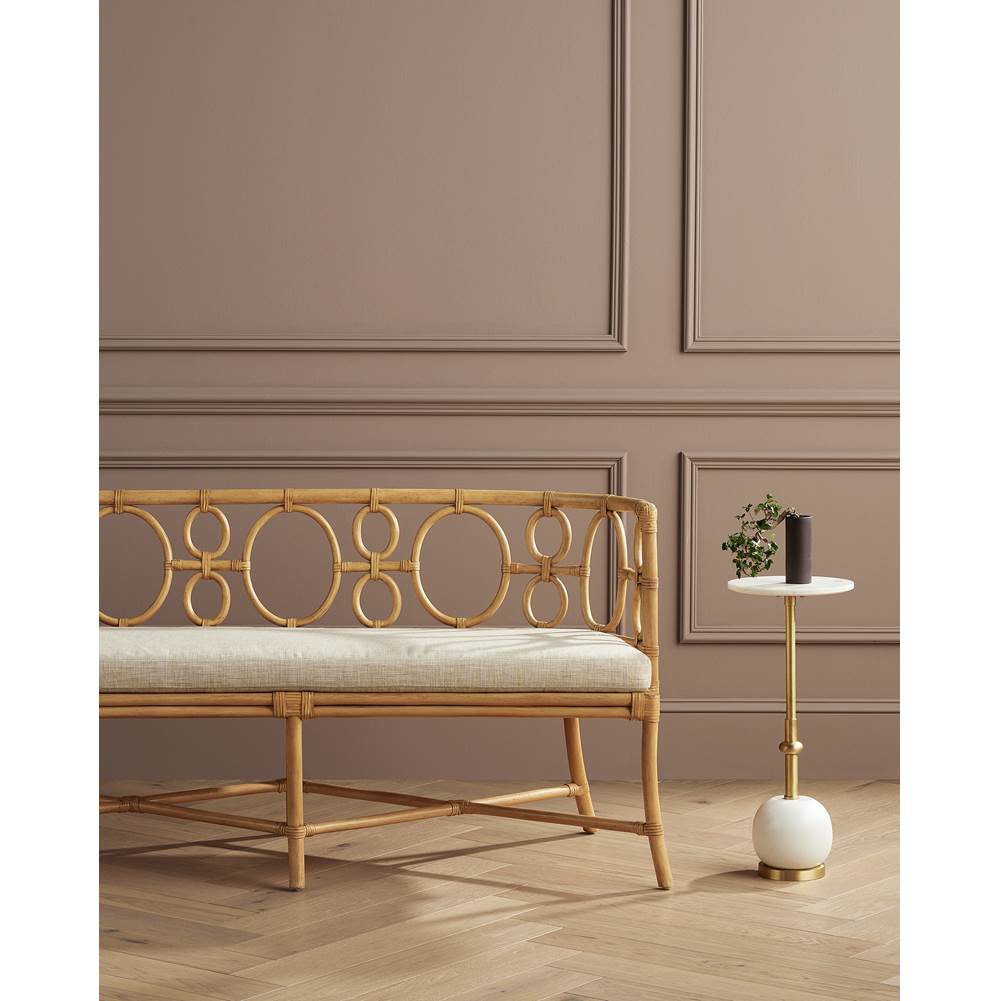 Currey And Company 7000-0592  Tegal Natural Bench, Finn Natural Image 2
