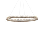 Currey And Company 9000-1221 Contemporary Silver Leaf, Contemporary Silver,Clear Pleiades Large Chandelier Image 1