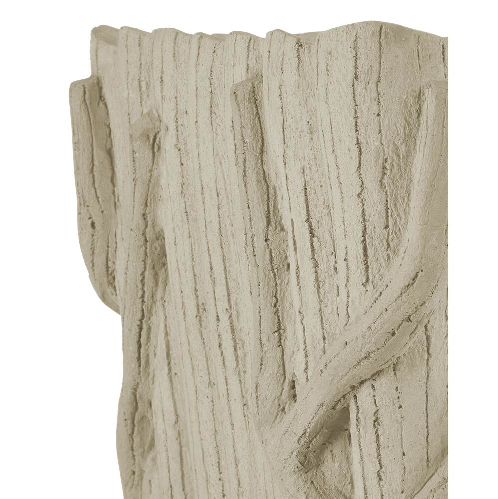 Currey And Company  Square Faux Bois Planter