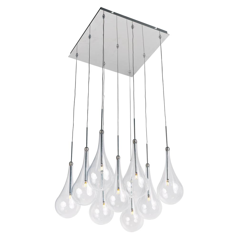 ET2 Larmes Led Larmes 9-light Led Pendant