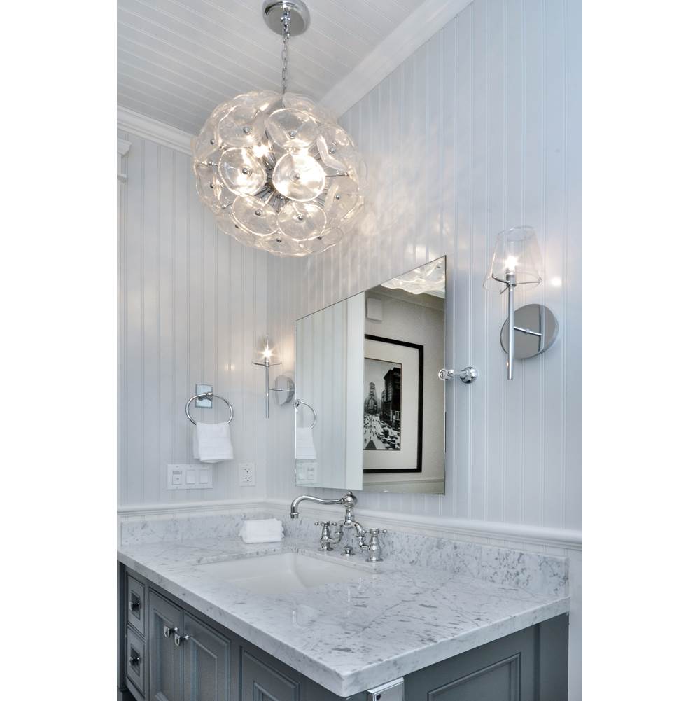ET2 E22094-28 Polished Chrome Fiori 20-light Pendant Image 2
