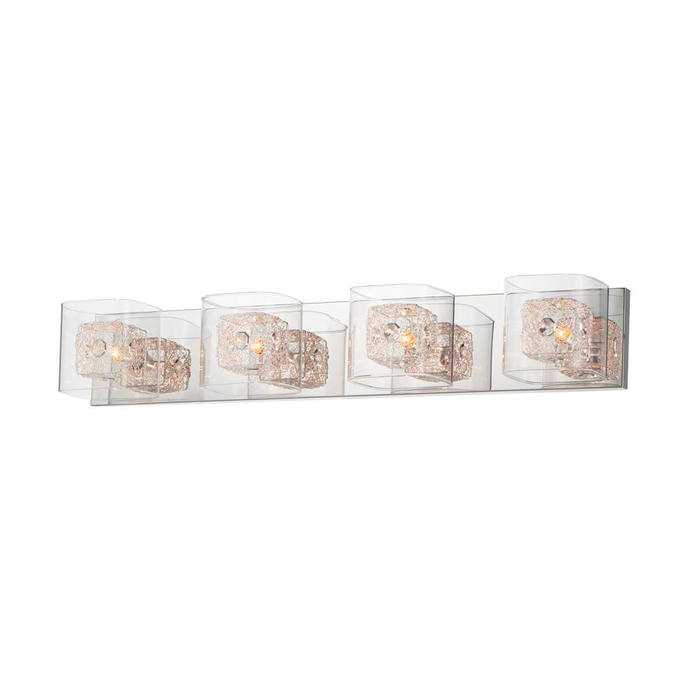ET2 Gem 4-light Bath Vanity With Sv Shade