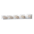ET2 Gem 5-light Bath Vanity With Sv Shade