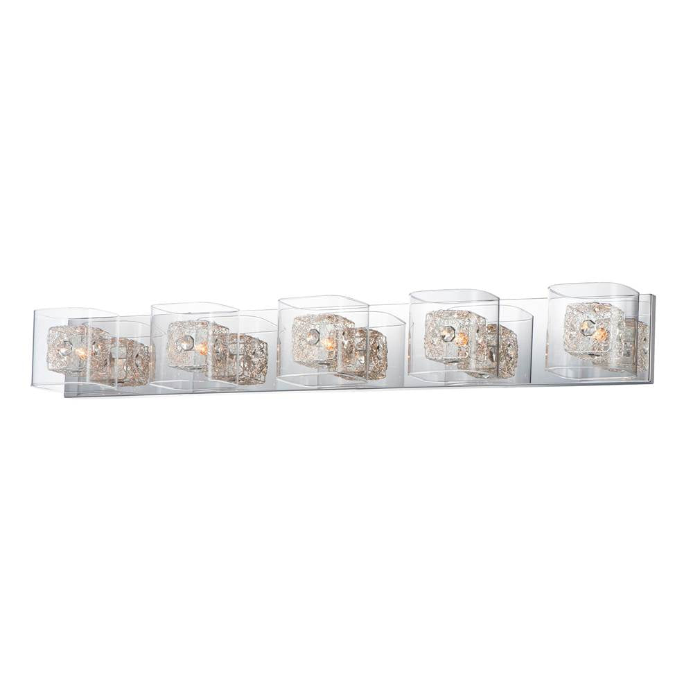ET2 Gem 5-light Bath Vanity With Sv Shade
